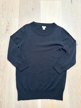 J. Crew Merino Wool Crewneck Sweater - Small
